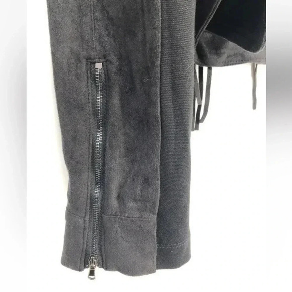 Fate Black Fringe Cropped Jacket women’s Size L - Picture 7 of 11